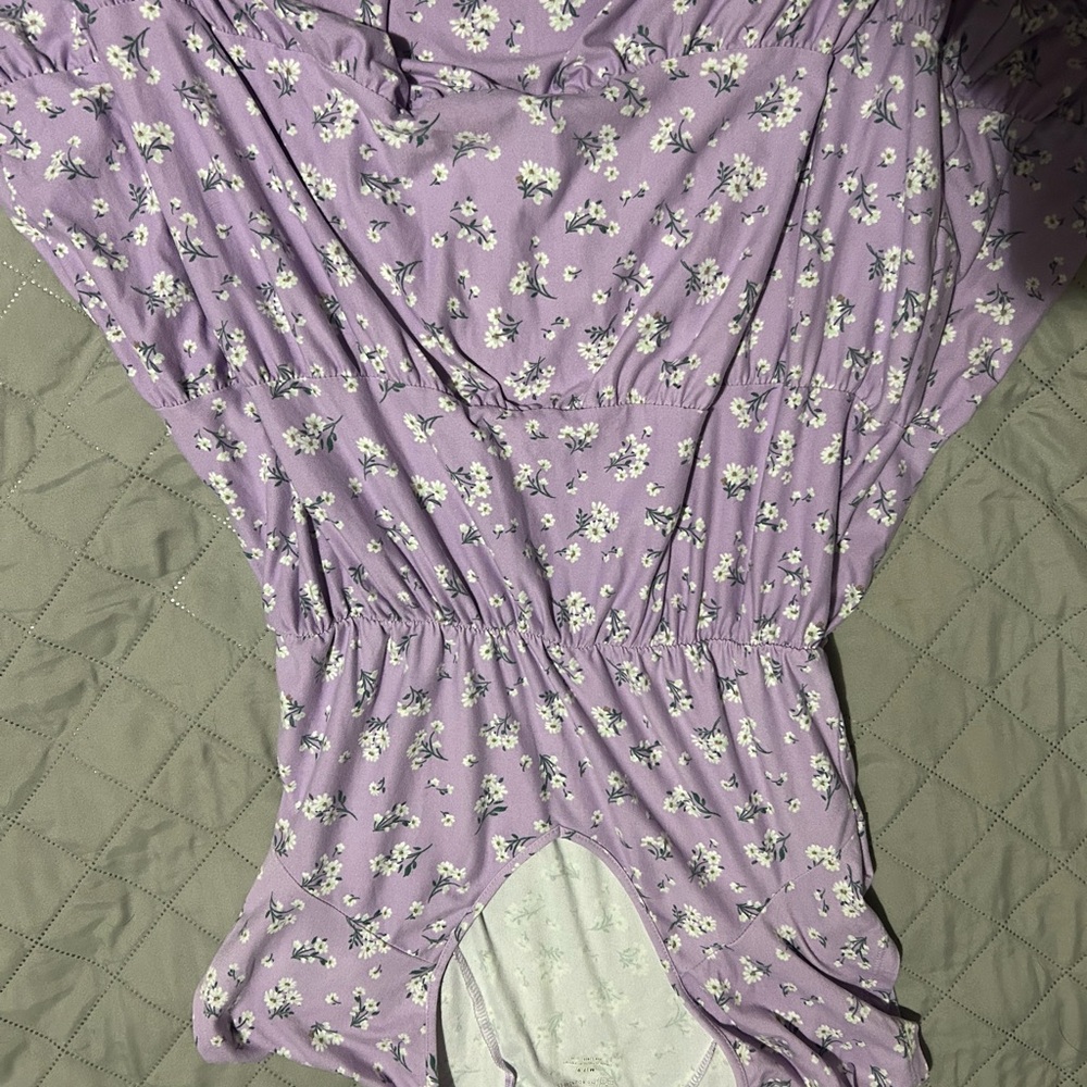 Floral Purple Dress